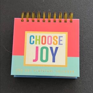 Choose Joy Colorful Desk Flip Calendar no year - Use everyday #B-18